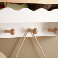 Armadio Da Parete Per Bambini Con Ripiano Per Bambini 73x30x15cm KMB78-W SoBuy