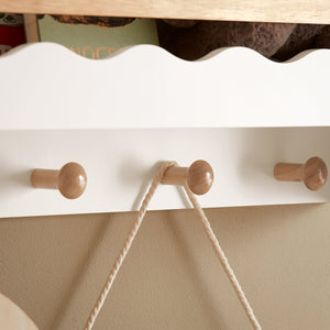 Armadio Da Parete Per Bambini Con Ripiano Per Bambini 73x30x15cm KMB78-W SoBuy