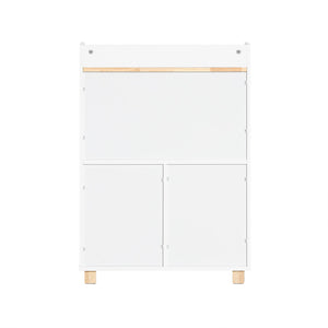 Comodino Per Bambini Scaffale Per Cameretta Per Bambini Mobili Per Cameretta Bianco 60x35x87cm KMB84-W SoBuy