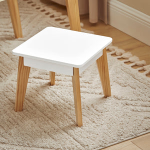 Tavolo Per Bambini Con 2 Sedie Set Mobili Per Bambini Tavolo Da Dipingere Per Bambini Verde KMB92-GR