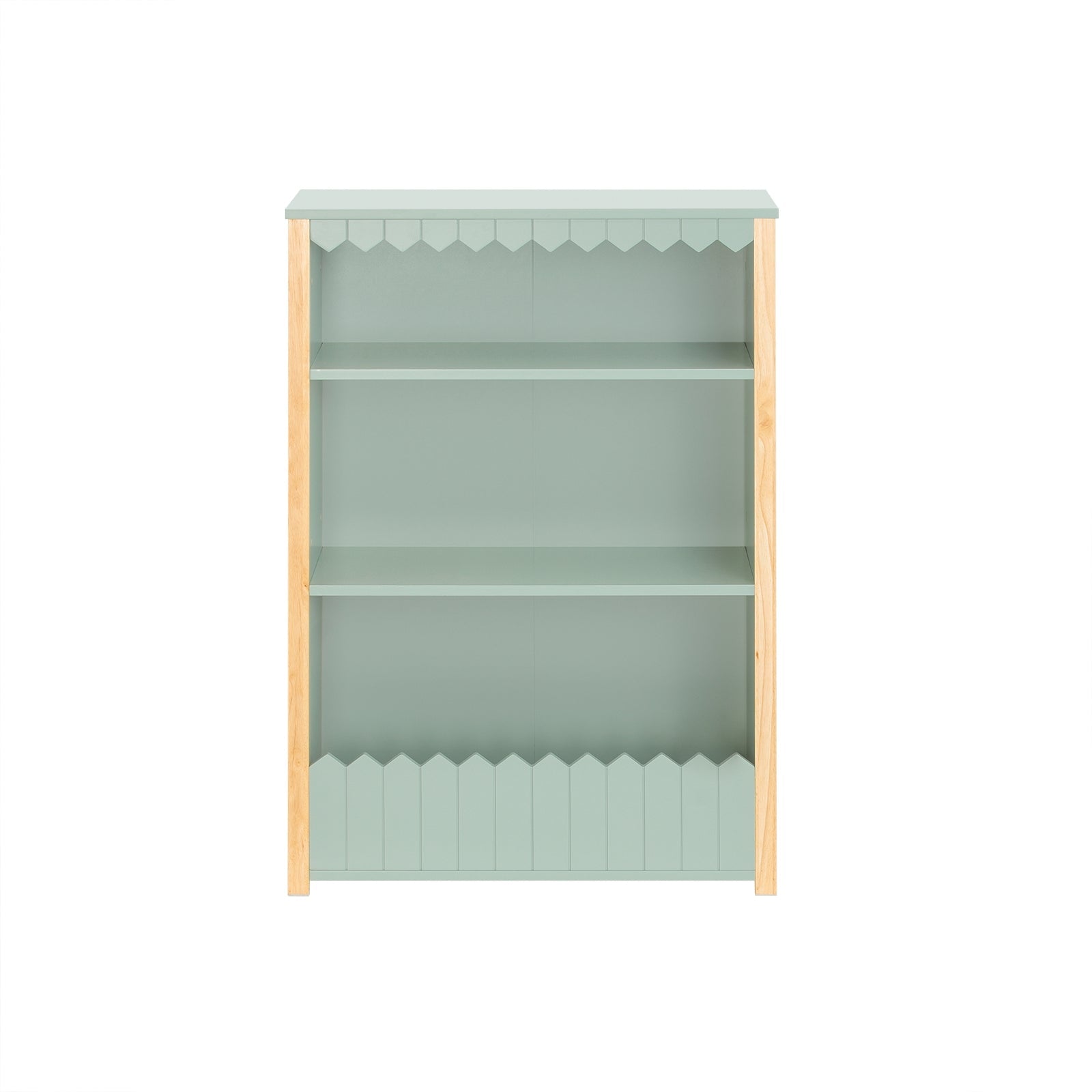 Libreria per bambini con 3 ripiani Scaffale per giocattoli Scaffale per bambini Organizzatore di giocattoli portaoggetti Verde 70x35x100cm KMB97-GR
