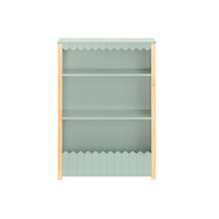 Libreria per bambini con 3 ripiani Scaffale per giocattoli Scaffale per bambini Organizzatore di giocattoli portaoggetti Verde 70x35x100cm KMB97-GR