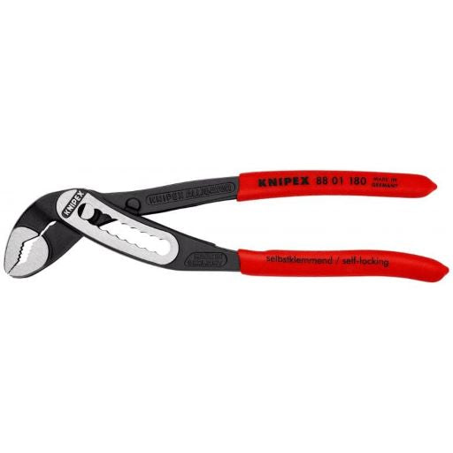 KNIPEX ALLIGATOR PINZA REGOLABILE PER TUBI E DADI  180mm - ANTISCIVOLO