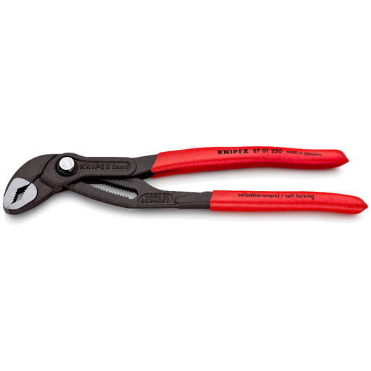 KNIPEX COBRA® PINZA REGOLABILE DI NUOVA GENERAZIONE PER TUBI E DADI – 250 mm