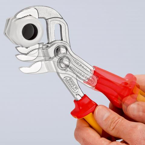 KNIPEX COBRA VDE PINZA REGOLABILE DI NUOVA GENERAZIONE PER TUBI E DADI , ISOLATA