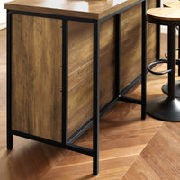 Isola cucina Mobile da cucina autoportante Credenza Tavolo da bar design industriale 170x60x89cm KNL01-F
