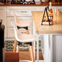 Isola cucina Mobile da cucina autoportante Credenza Tavolo da bar design industriale Bianco 170x60x89cm KNL09-WN