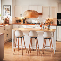 Isola cucina Mobile da cucina autoportante Credenza Tavolo da bar design industriale Bianco 170x60x89cm KNL09-WN