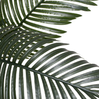 Kentia 210 - Pianta Artificiale Decorativa Tropicale Kentia H210 cm per Interno Esterno con Vaso Beige