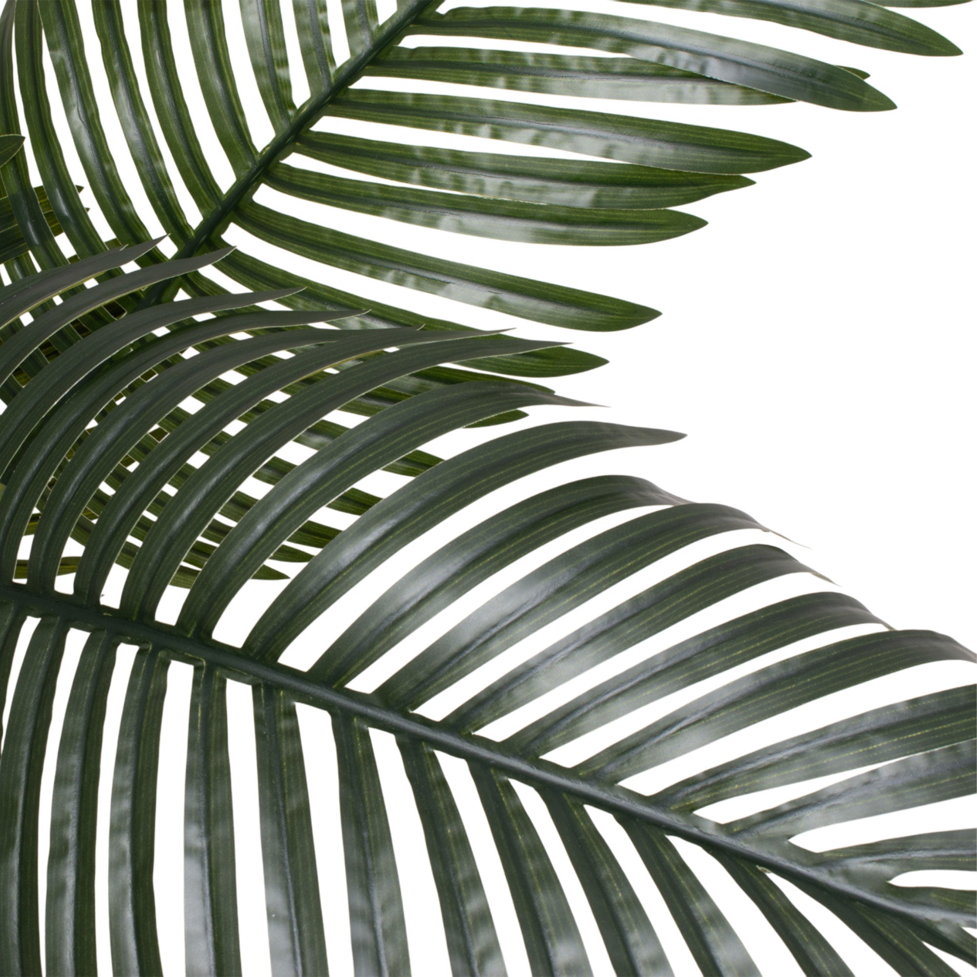 Kentia 210 - Pianta Artificiale Decorativa Tropicale Kentia H210 cm per Interno Esterno con Vaso Beige