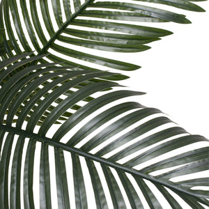 Kentia 210 - Pianta Artificiale Decorativa Tropicale Kentia H210 cm per Interno Esterno con Vaso Beige