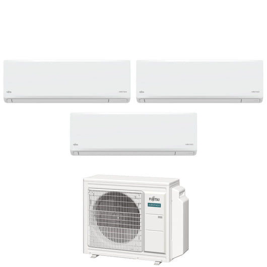 Condizionatore Fujitsu Trial Split Inverter KN AIRSTAGE 7+7+9 con AOEG18KBCA3 R-32 Wi-Fi Integrato