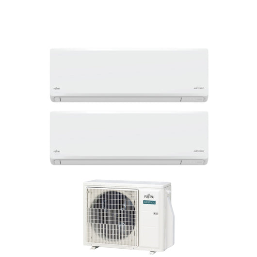 Condizionatore Fujitsu Dual Split Inverter KN AIRSTAGE 9+12 con AOEG18KBCA2 R-32 Wi-Fi Integrato