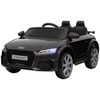 Macchina Elettrica per Bambini 3-5 Anni AUDI TT con Telecomando, Portiere Apribili e Fari LED, Nero