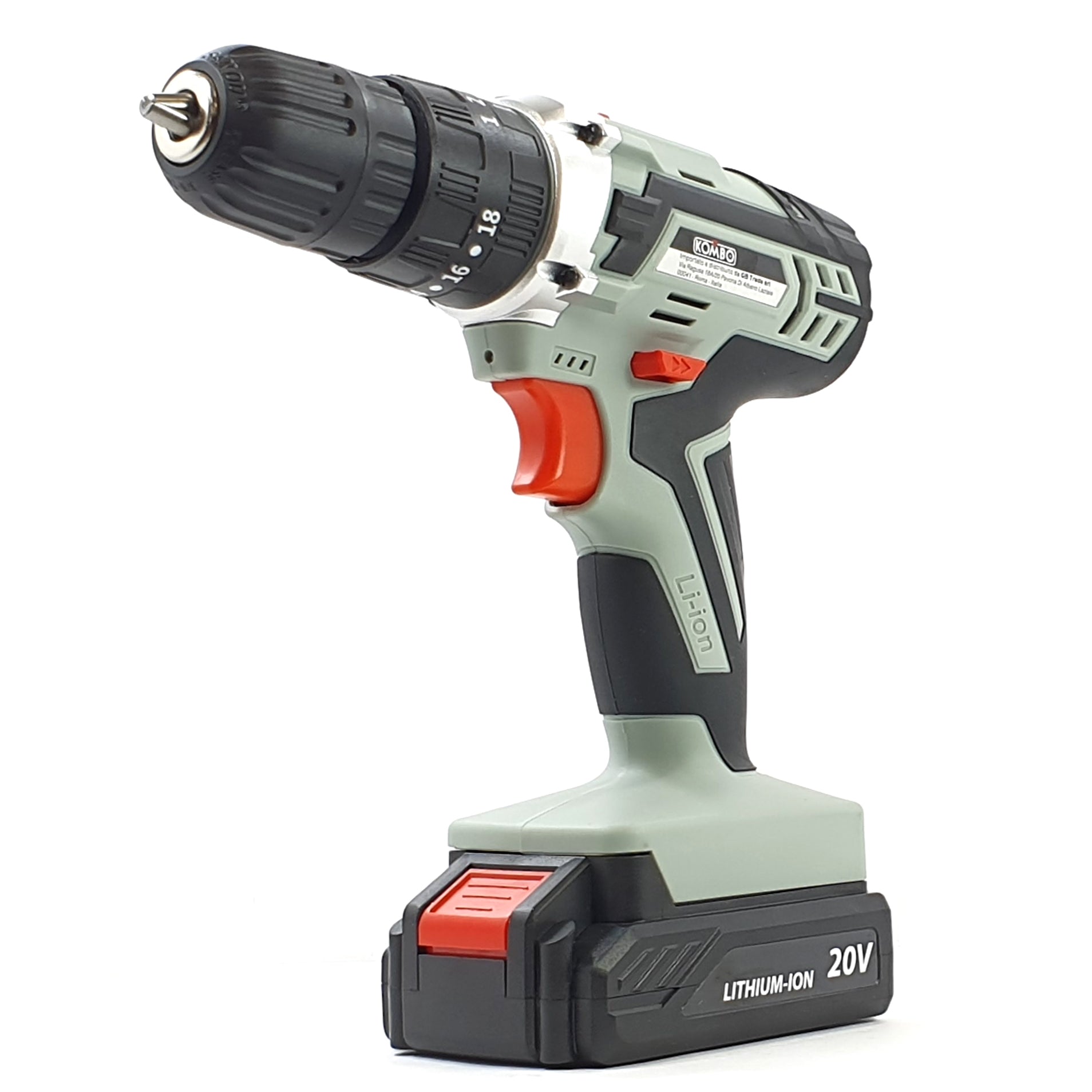 Trapano Avvitatore con Batteria 20volt/1300MAh + Guanti Omaggio