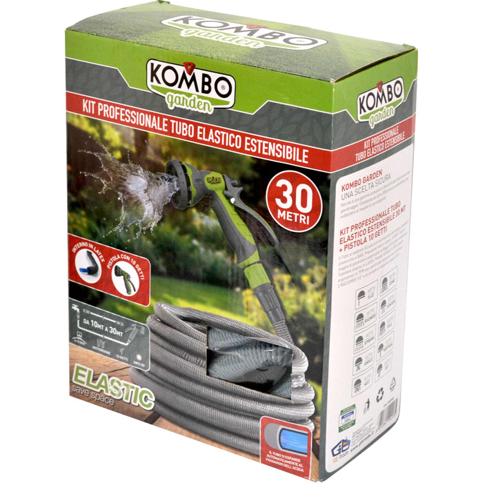 KIT TUBO ELASTICO PROFESSIONALE ESTENSIBILE 30 Mt