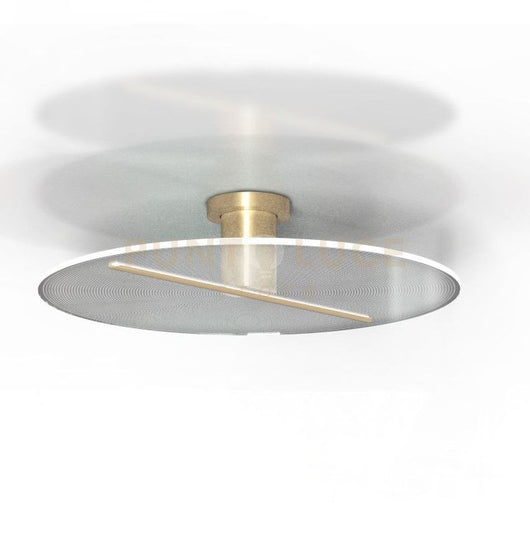 KOI-PA60 O Lampada da parete o soffitto in vetro rifiniture oro verniciato led integrato 23W dimmerabile SDD 2800 - 5000k diametro 60cm