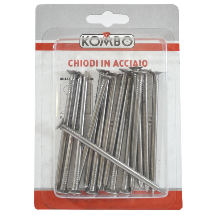 SET DI CHIODI CON TESTA PIATTA CARPENTERIA 3,5 X 70 GREZZI 75