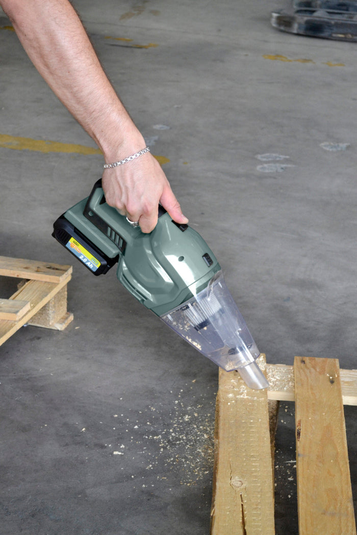 ASPIRATORE MANUALE KOMBO PRO 20V CORDLESS + BATTERIA 20V 2.0AH