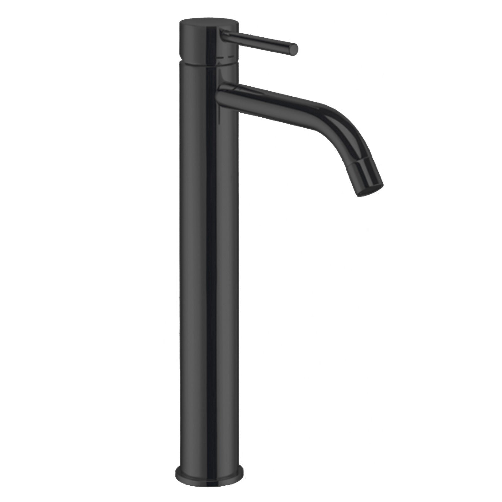 Paffoni - Miscelatore lavabo prolungato monocomando Light nero opaco