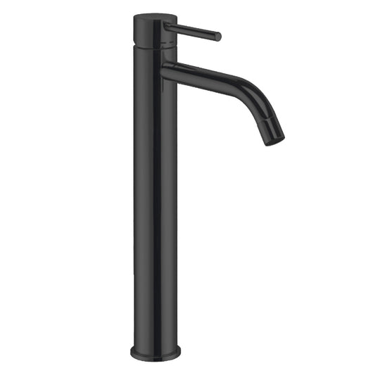 Paffoni - Miscelatore lavabo prolungato monocomando Light nero opaco