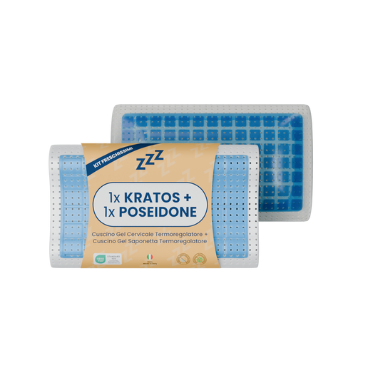 Coppia | Cuscini Termoregolatore - Cervicale - Poseidone & Kratos