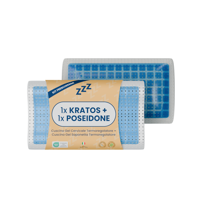 Coppia | Cuscini Termoregolatore - Cervicale - Poseidone & Kratos