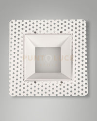 KRIS INCASSO QUADRATO A RASO BIANCO 2700K 890LM 8W DIMMERABILE