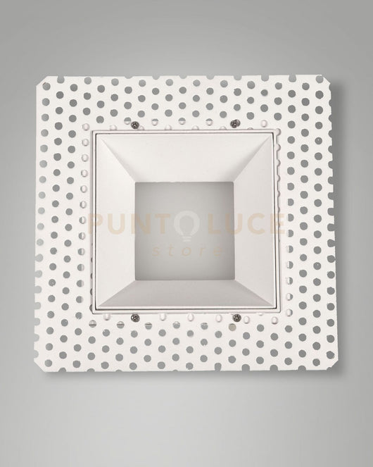 KRIS INCASSO QUADRATO A RASO BIANCO 2700K 890LM 8W DIMMERABILE