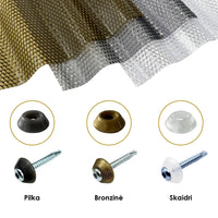 Rondella di tenuta grigia per viti MK PC DIAMONDS 50 pezzi