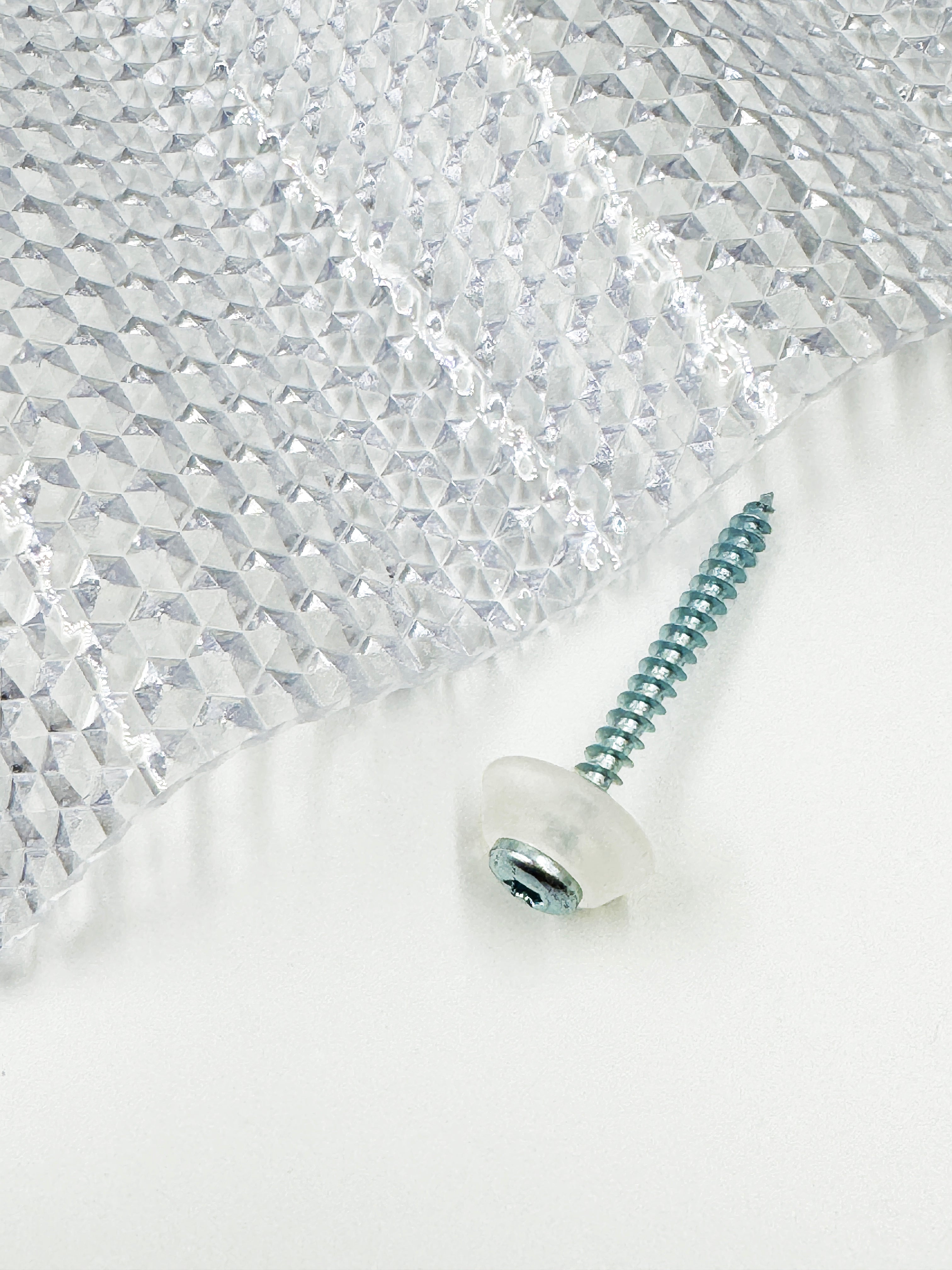 Rondella di tenuta trasparente per viti MK PC DIAMONDS 50 pezzi