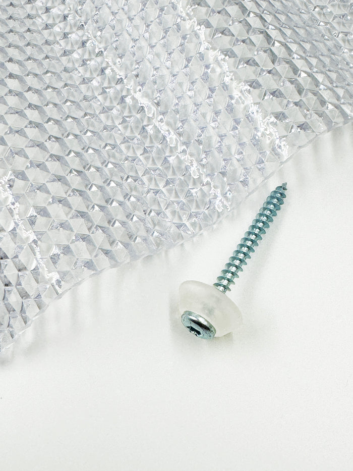 Rondella di tenuta trasparente per viti MK PC DIAMONDS 50 pezzi