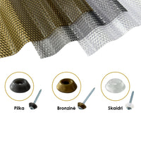 Rondella di tenuta trasparente per viti MK PC DIAMONDS 50 pezzi