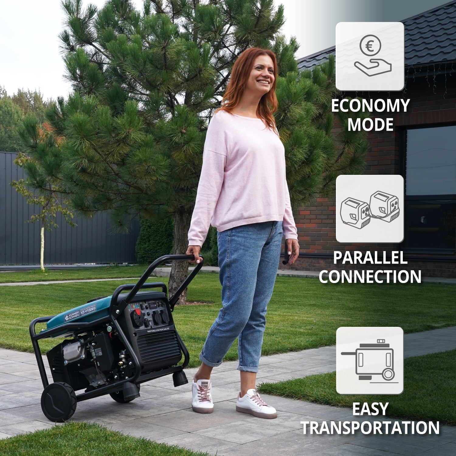 Generatore inverter a gas/LPG KS 4100iEG