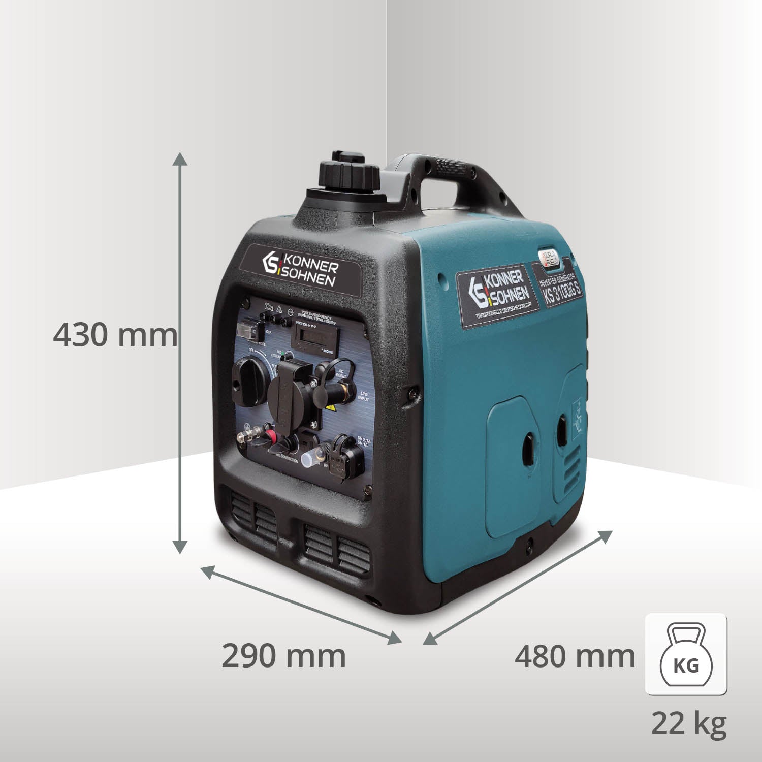 Generatore inverter GPL/benzina KS 3100iG S