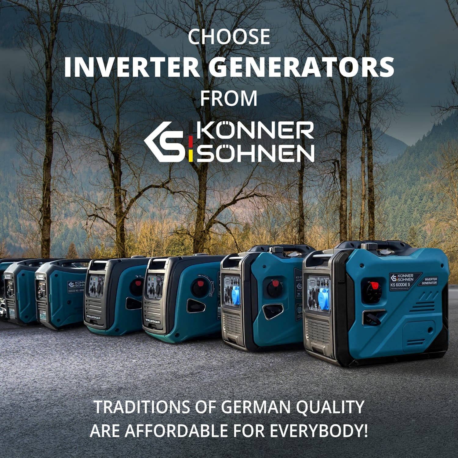Generatore di inverter KS 4000iE S ATS
