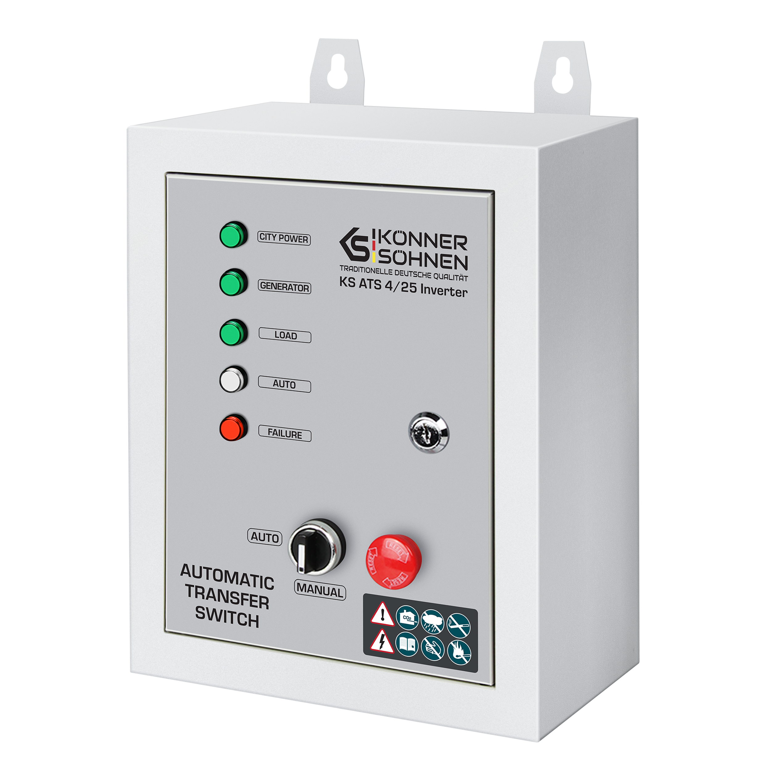 Interruttore di Trasferimento Automatico KS ATS 4/25 Inverter