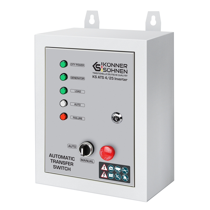 Interruttore di Trasferimento Automatico KS ATS 4/25 Inverter