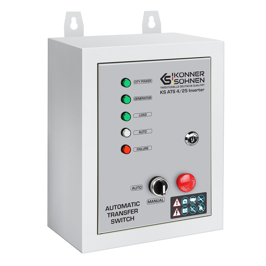 Interruttore di Trasferimento Automatico KS ATS 4/25 Inverter