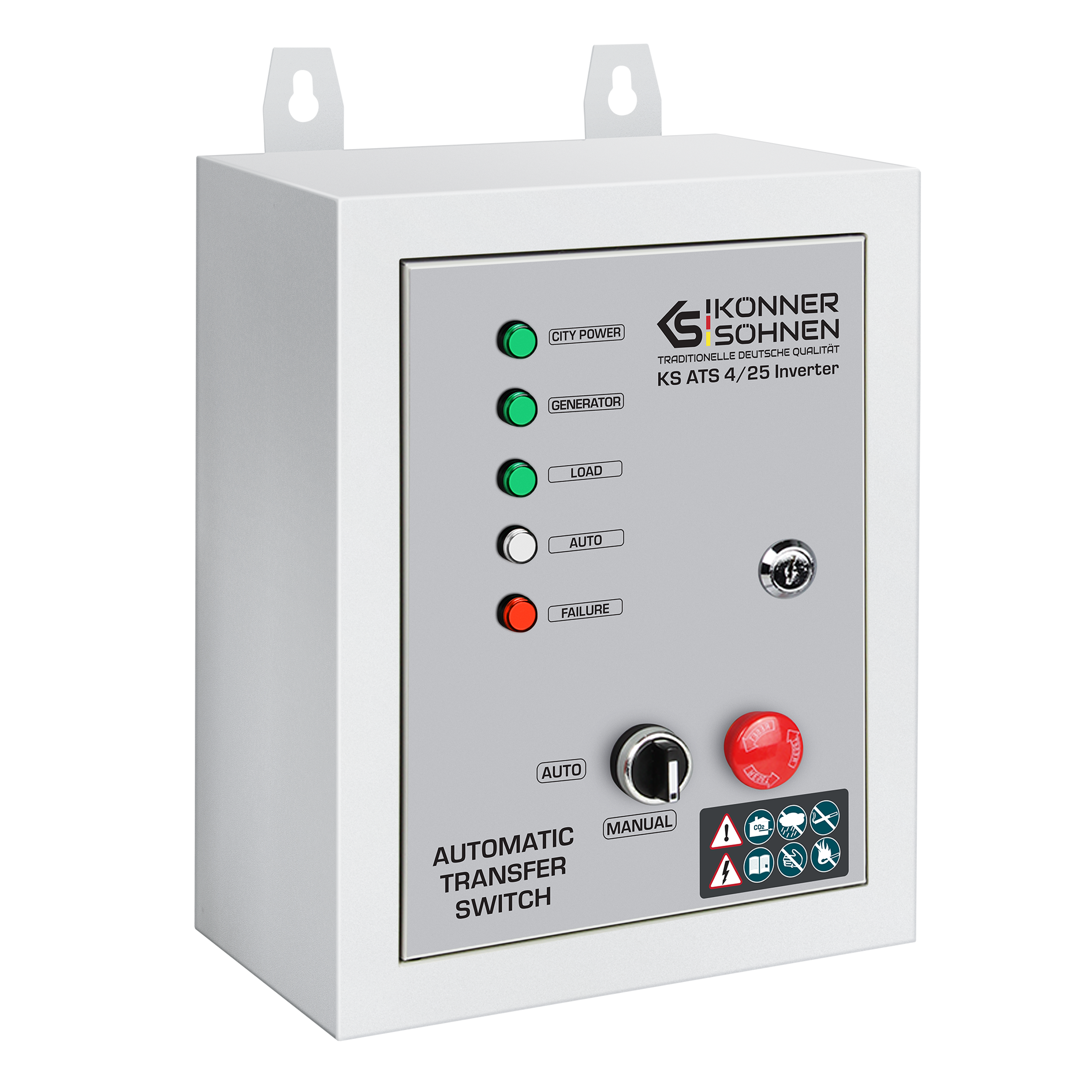 Interruttore di Trasferimento Automatico KS ATS 4/25 Inverter