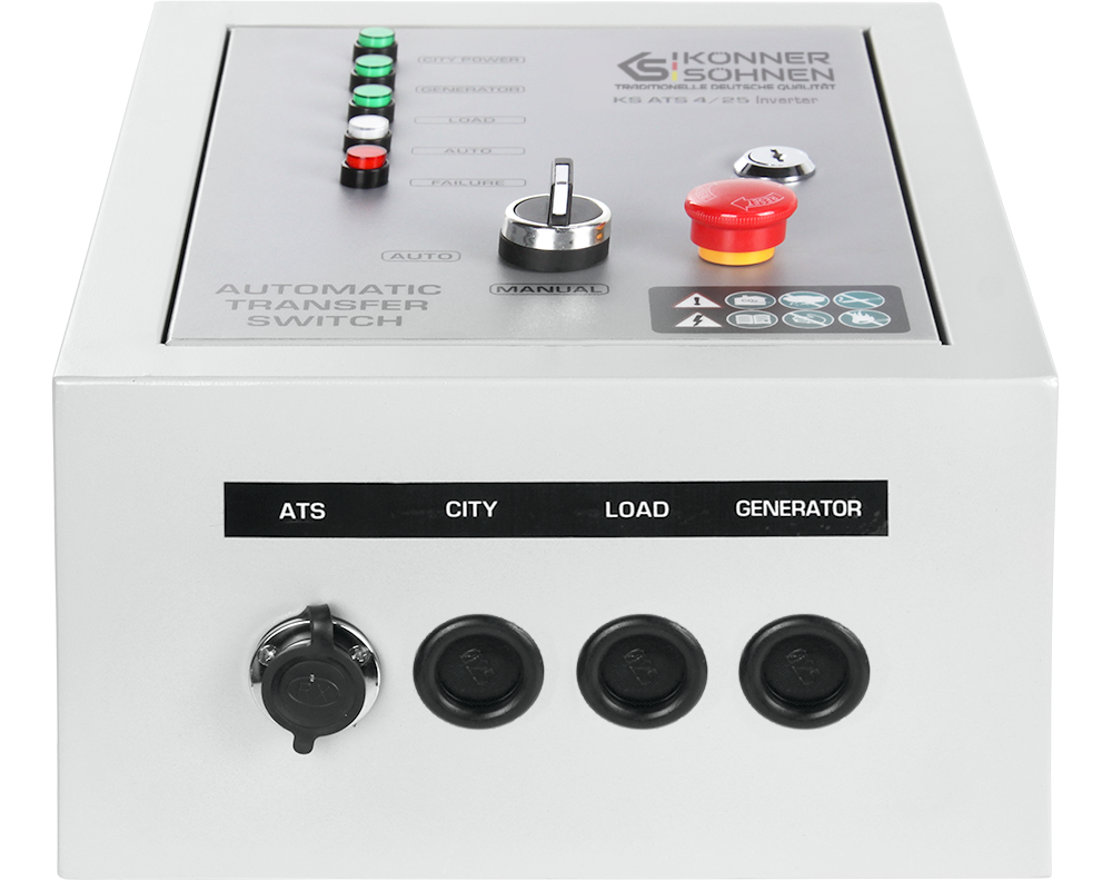 Interruttore di Trasferimento Automatico KS ATS 4/25 Inverter