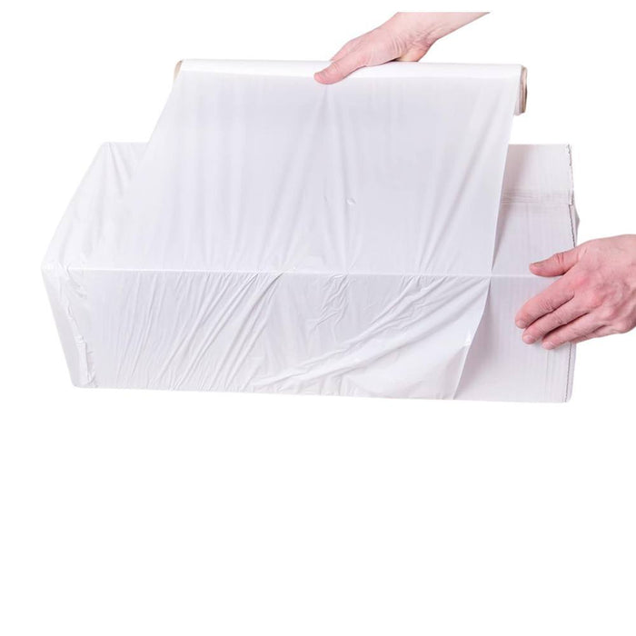 Film estensibile bianco 50 cm 23 micron per imballaggio manuale