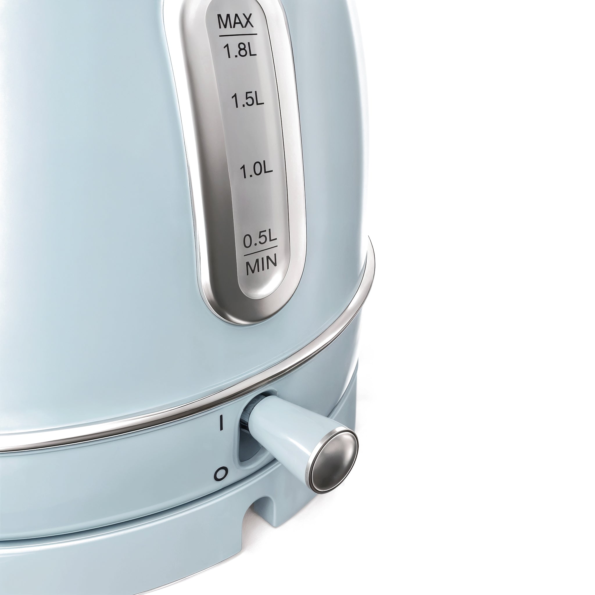 Bollitore vintage SWEISS KTL6 1,8L con base girevole a 360°C, 2200W, azzurro