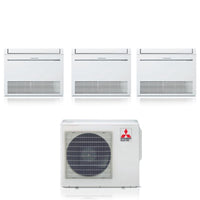 Climatizzatore Condizionatore Mitsubishi Pavimento Trial Split Inverter serie MFZ-KT 9+9+12 con MXZ-3F54VF3 R-32 9000+9000+12000 - Novità