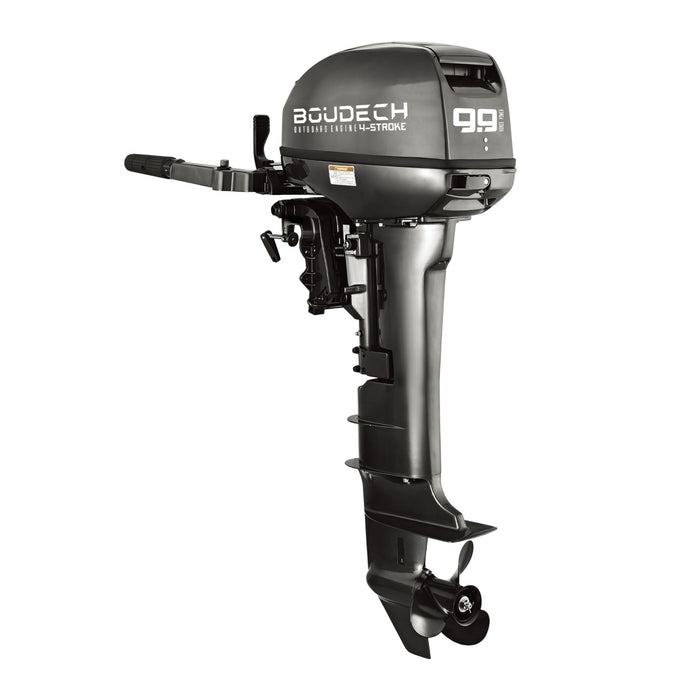 Kundan - Motore Marino Fuoribordo a Benzina 4 Tempi 246cc 9.9 Hp Gambo Lungo per Gommoni Barche da Pesca