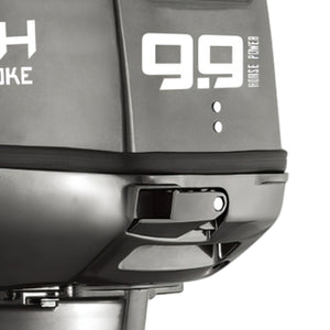 Kundan - Motore Marino Fuoribordo a Benzina 4 Tempi 246cc 9.9 Hp Gambo Lungo per Gommoni Barche da Pesca