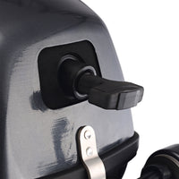 Kundan - Motore Marino Fuoribordo a Benzina 4 Tempi 246cc 9.9 Hp Gambo Lungo per Gommoni Barche da Pesca