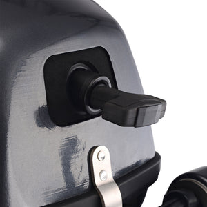 Kundan - Motore Marino Fuoribordo a Benzina 4 Tempi 246cc 9.9 Hp Gambo Lungo per Gommoni Barche da Pesca