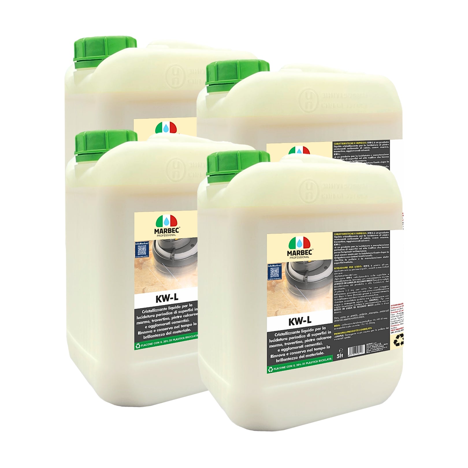Cristallizzante liquido per marmo KW-L   5LTx4Pz