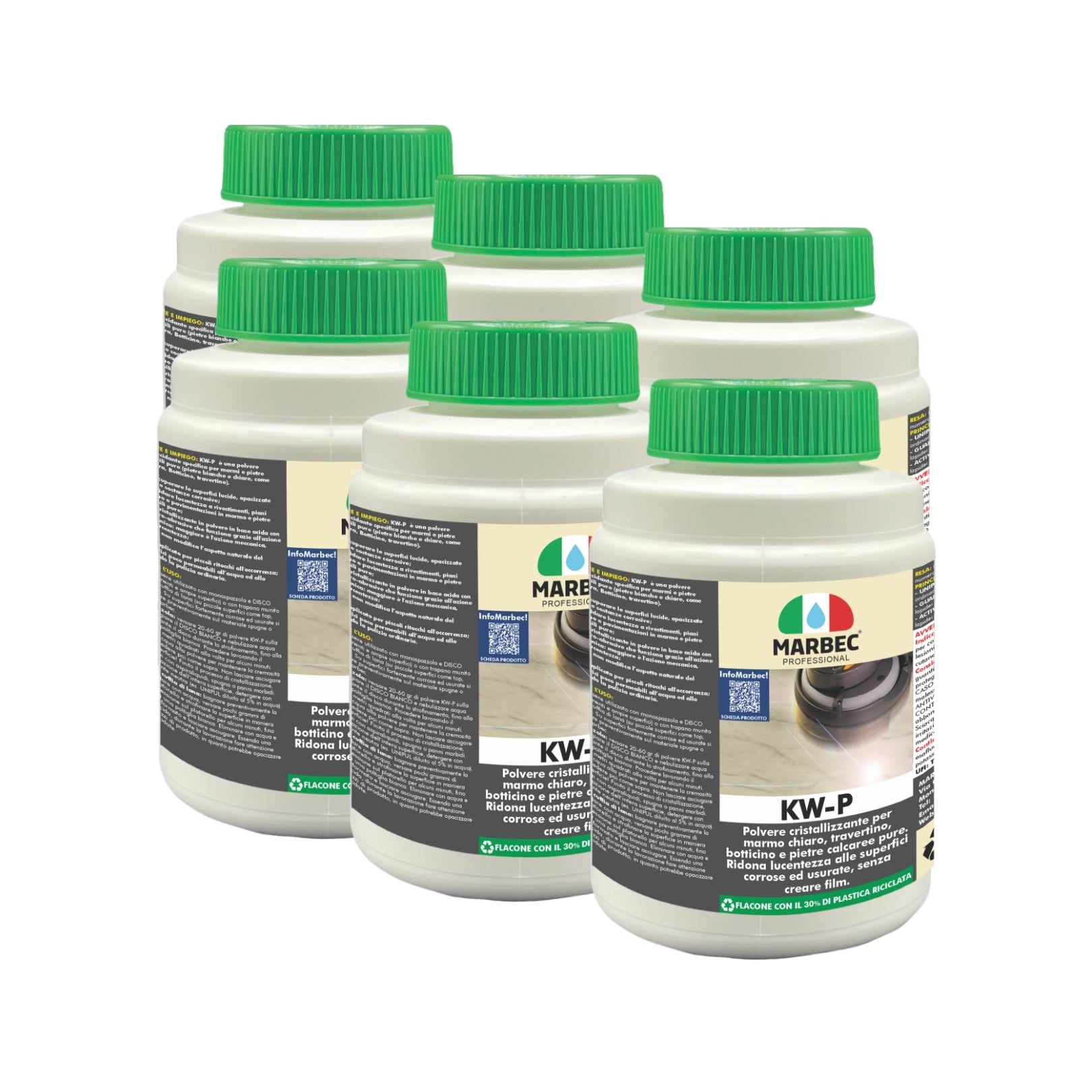 Cristallizzante per marmo KW-P   800GRx6Pz